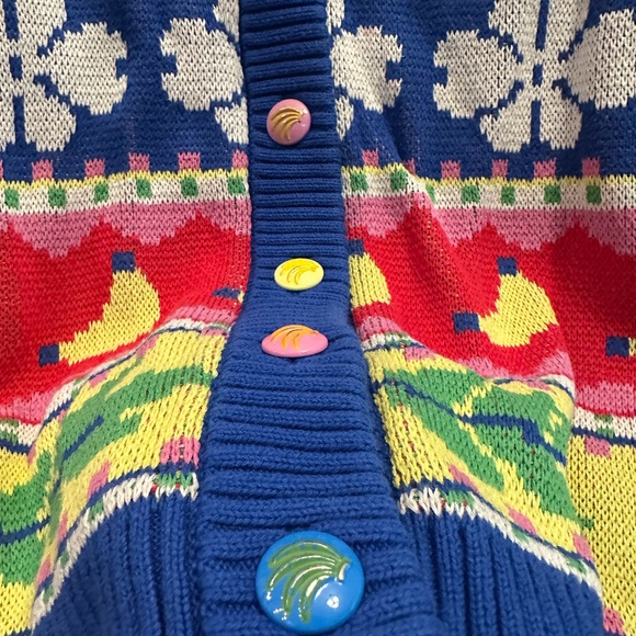 FARM Rio Multicolor Button Up Cardigan - Picture 4 of 5
